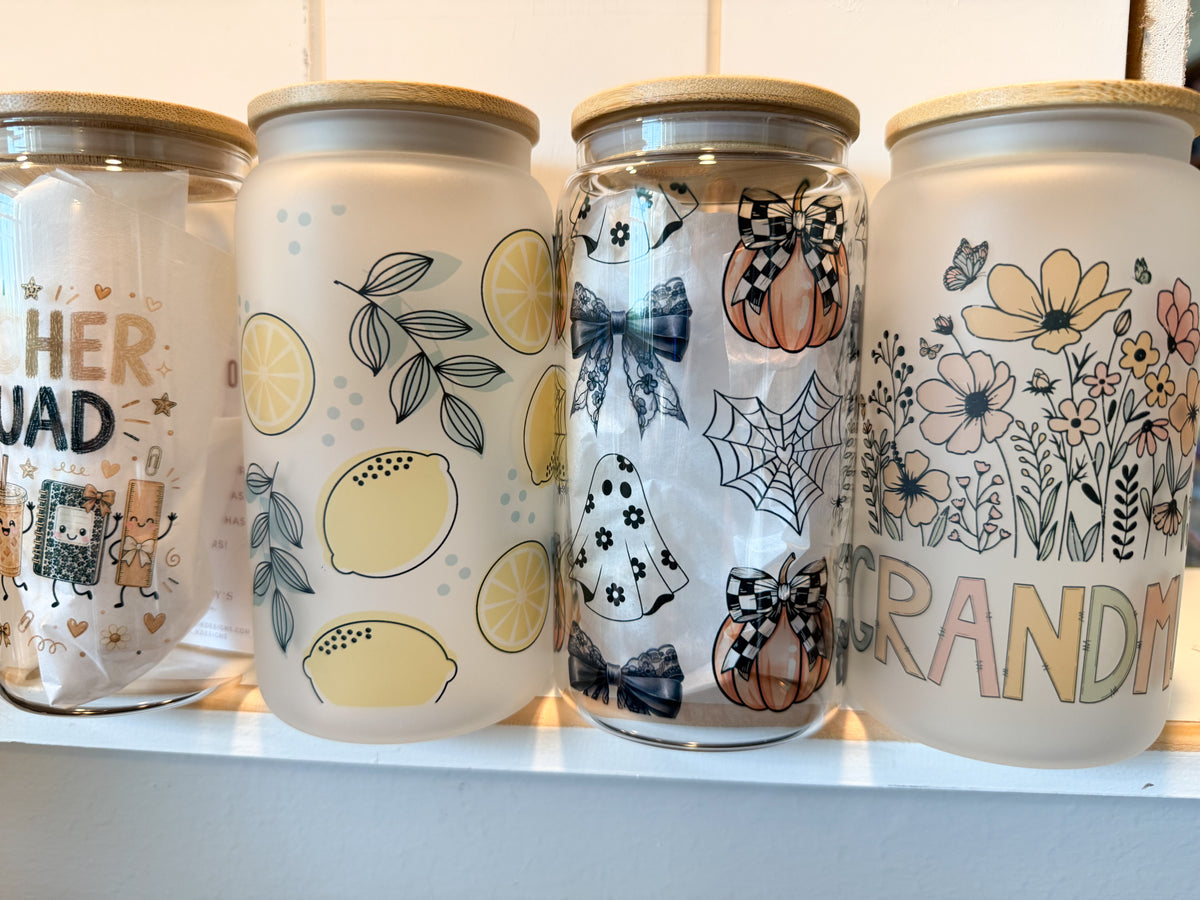 “Grandma” Glass Tumbler (frosted)🌟