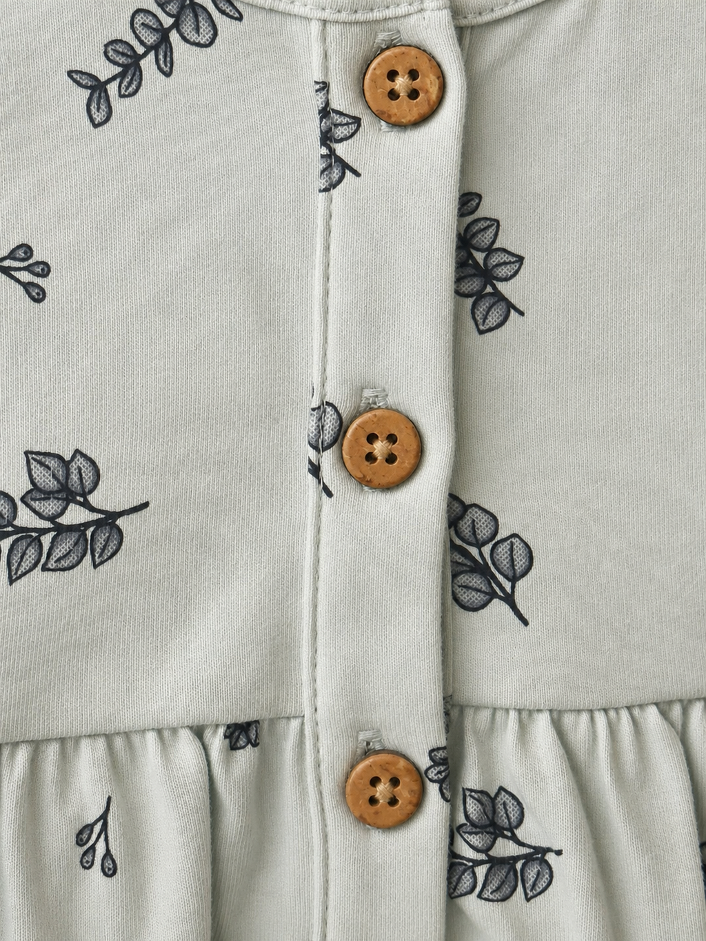 Sage Blossom Bubble Romper