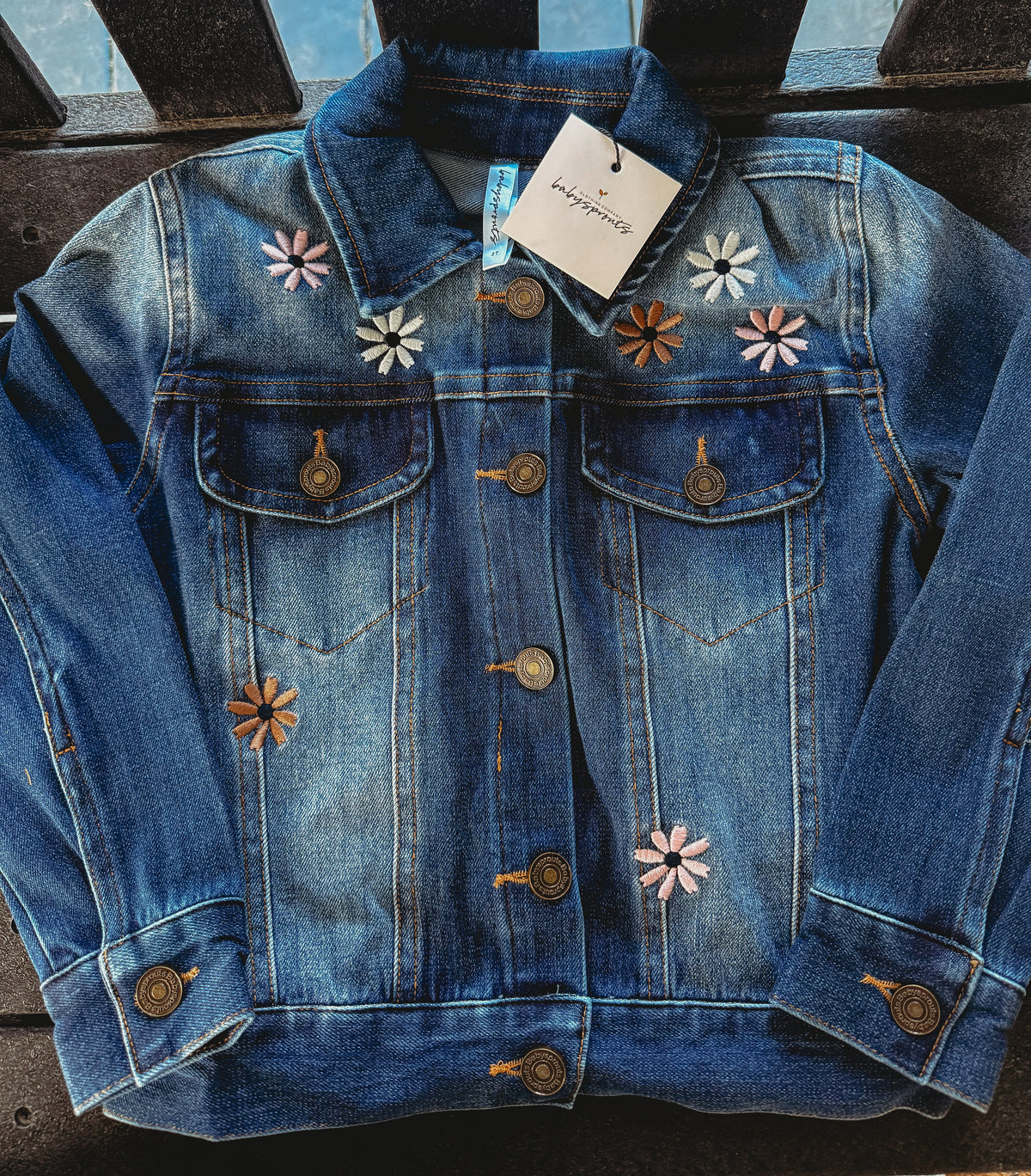 Floral Denim Jacket