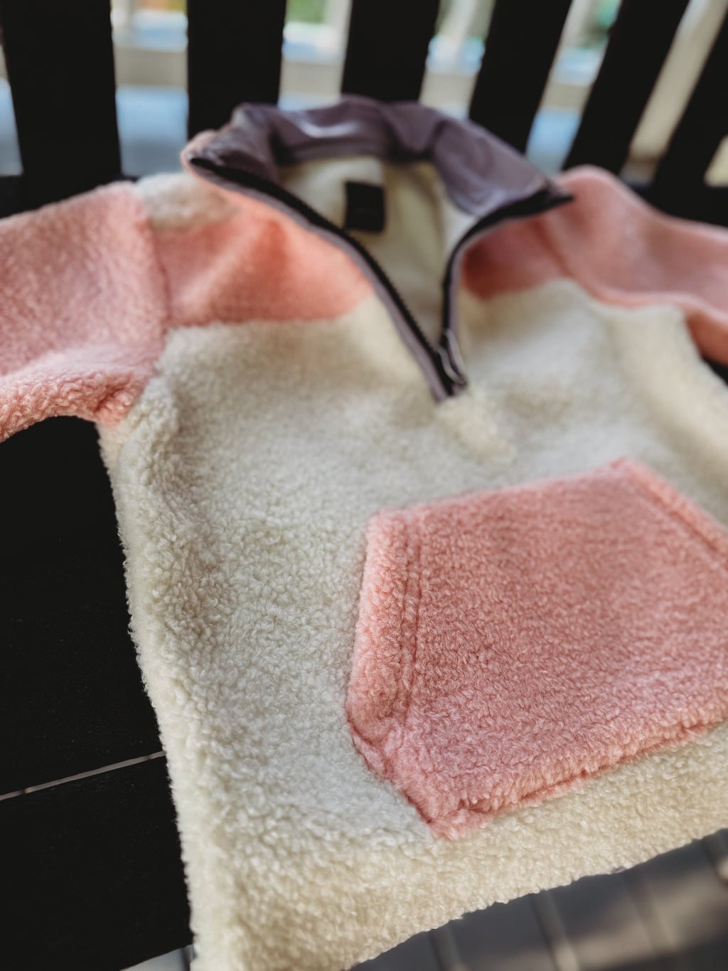 Sherpa Pullover Sweatshirt