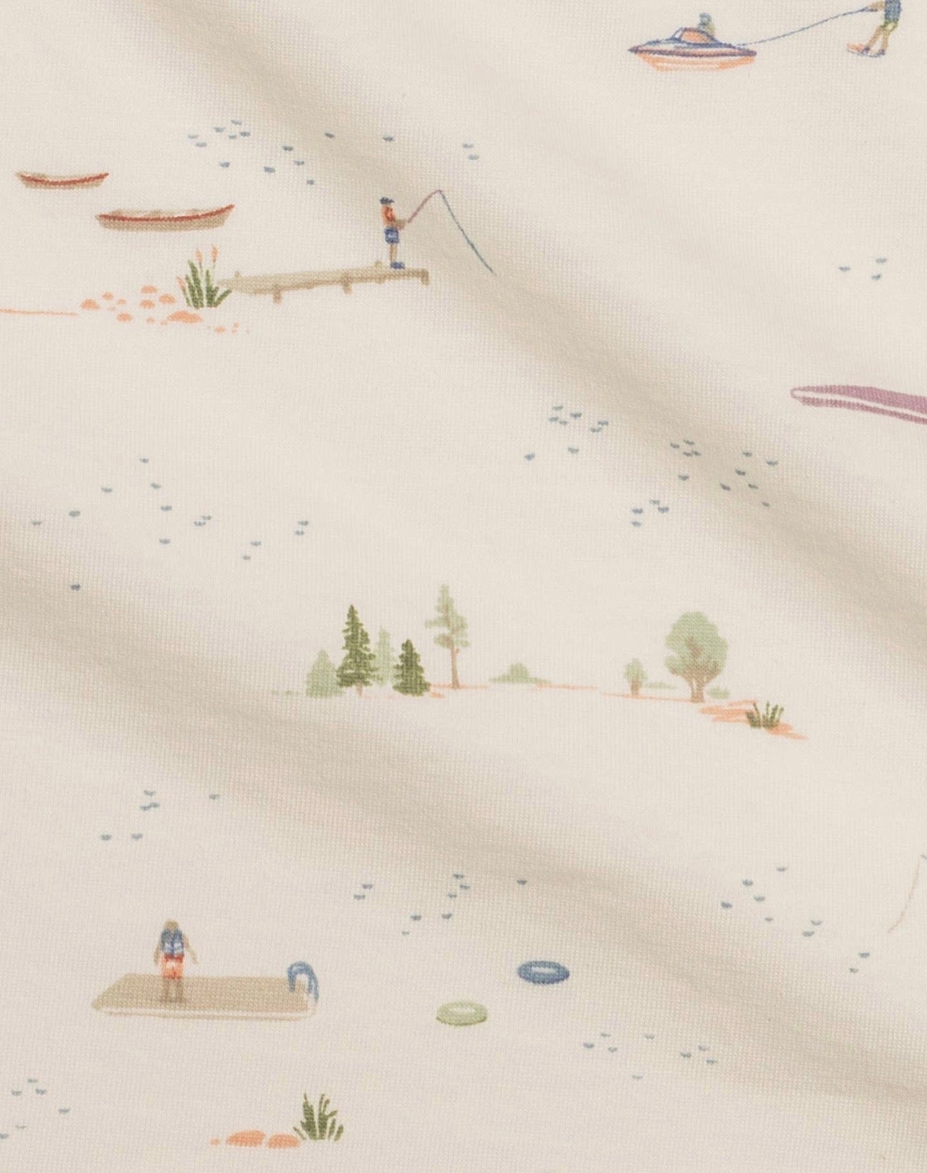 Little Lake Days Swaddle Blanket 🎣