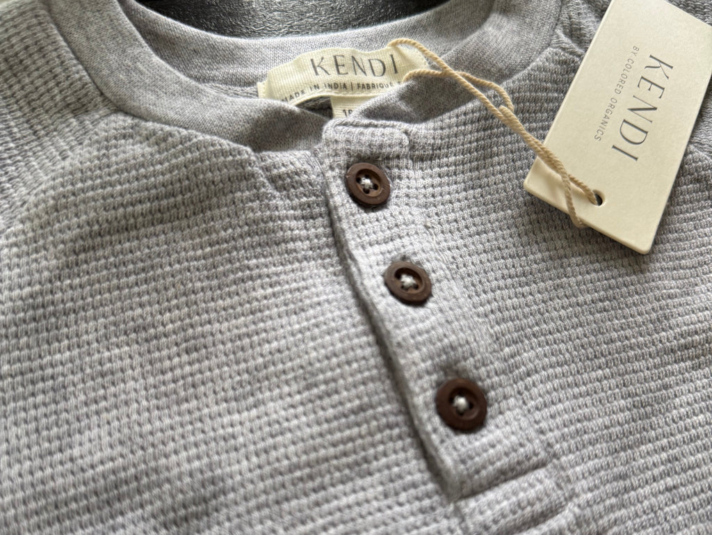 Fall Waffle Henley 🍂