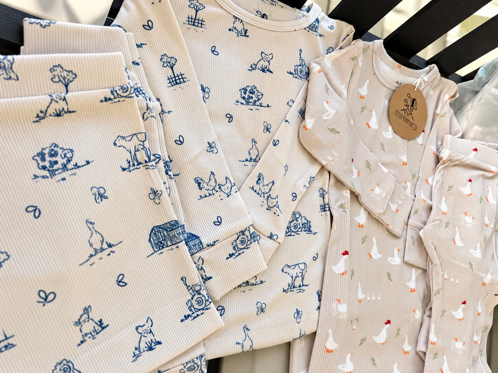 Vintage Farm Bamboo Pajamas🐄