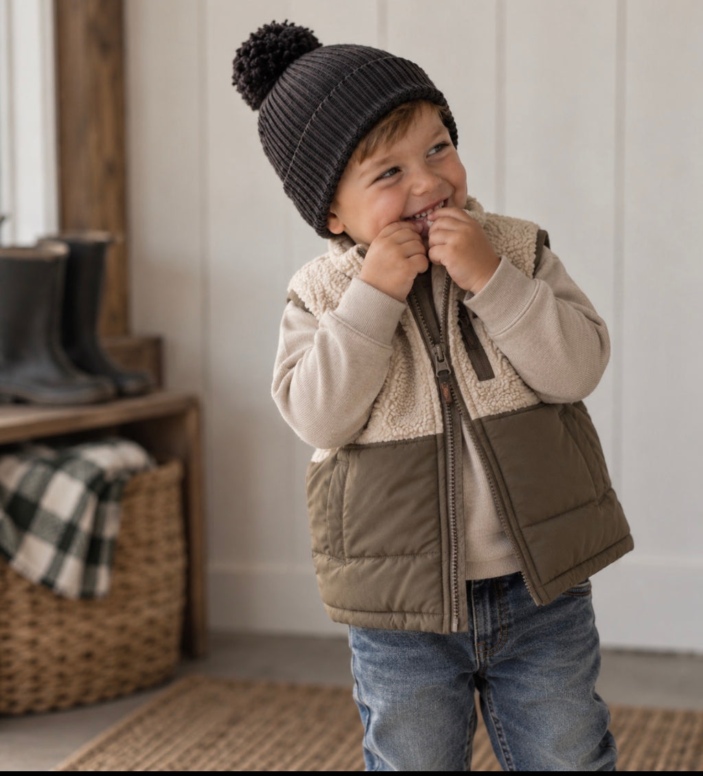 Knit Pom Hat (2 colors)