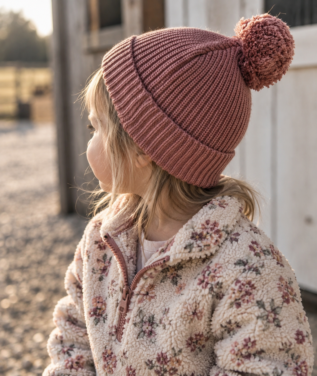 Knit Pom Hat (2 colors)