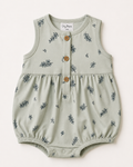 Sage Blossom Bubble Romper