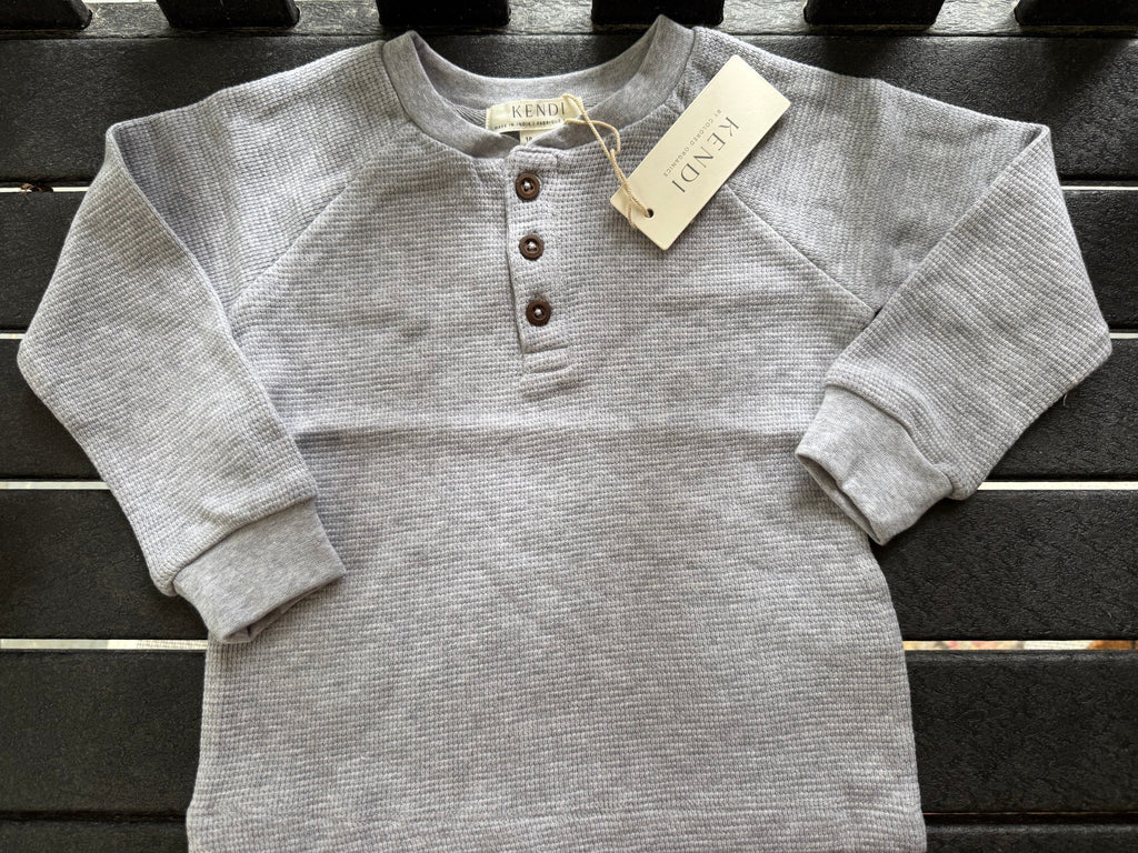 Fall Waffle Henley 🍂
