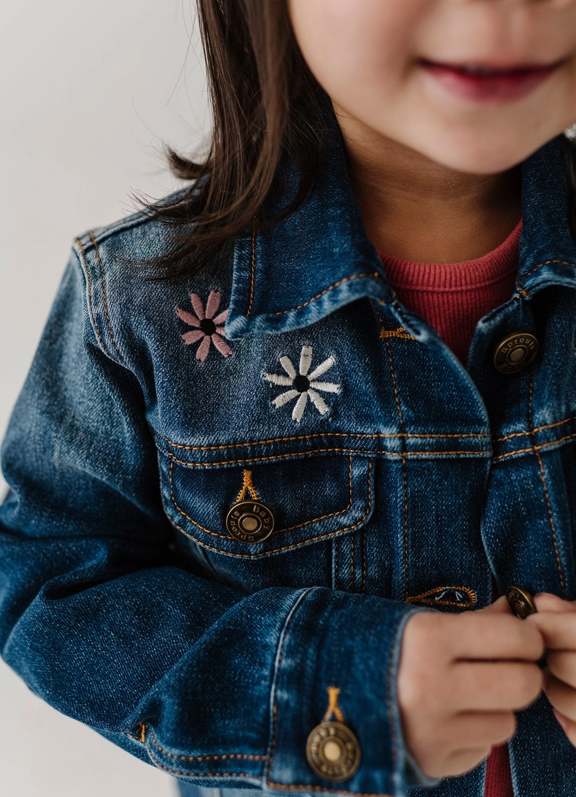 Floral Denim Jacket