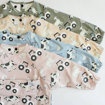 Day on the Farm Long Sleeve Bib