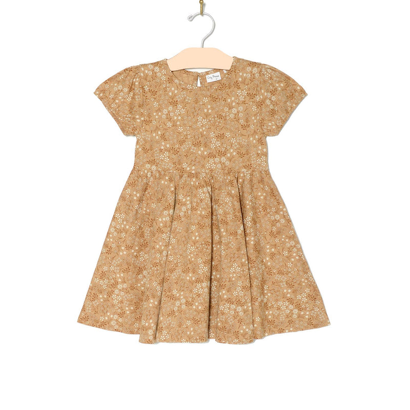 Golden Garden Short Sleeve Dress