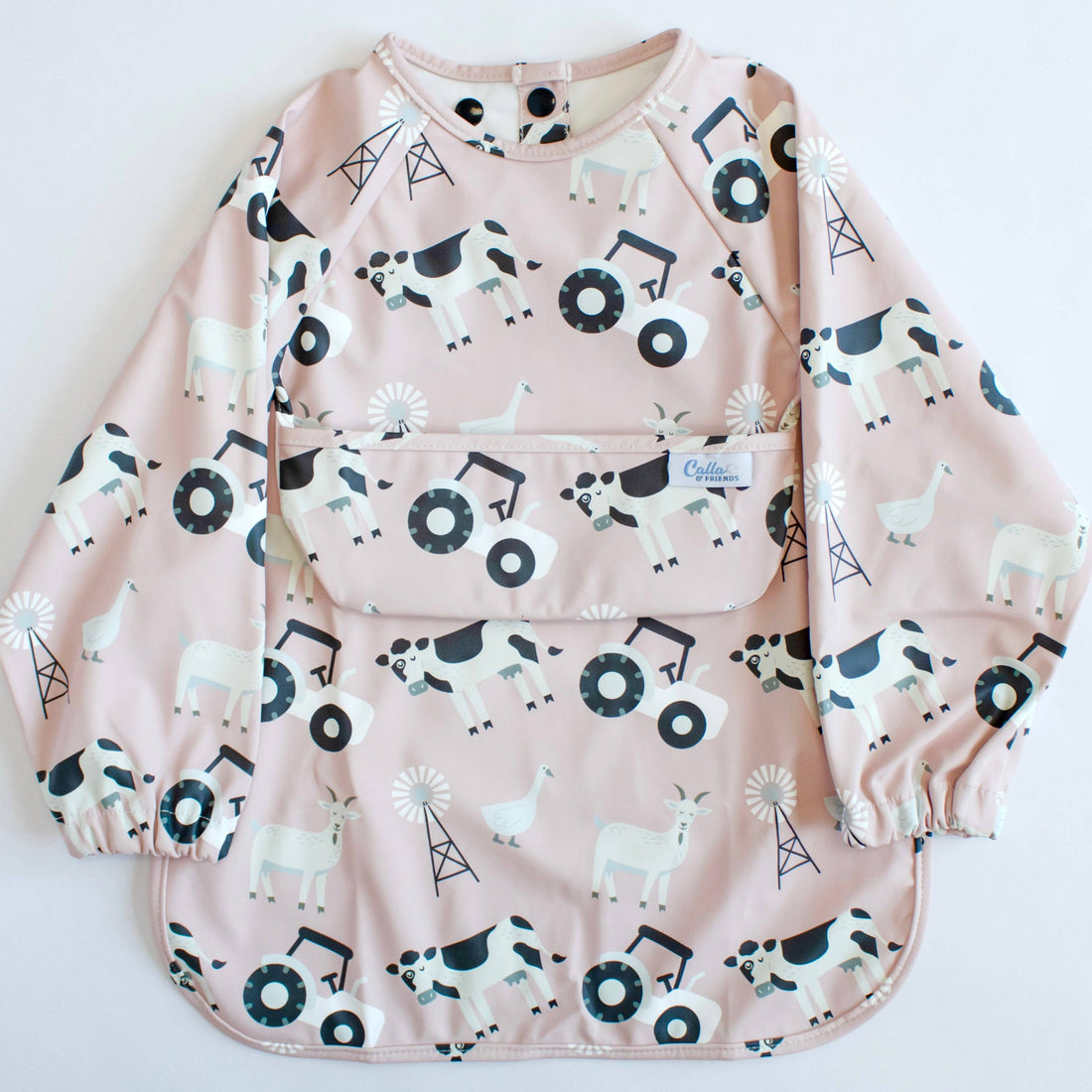 Day on the Farm Long Sleeve Bib